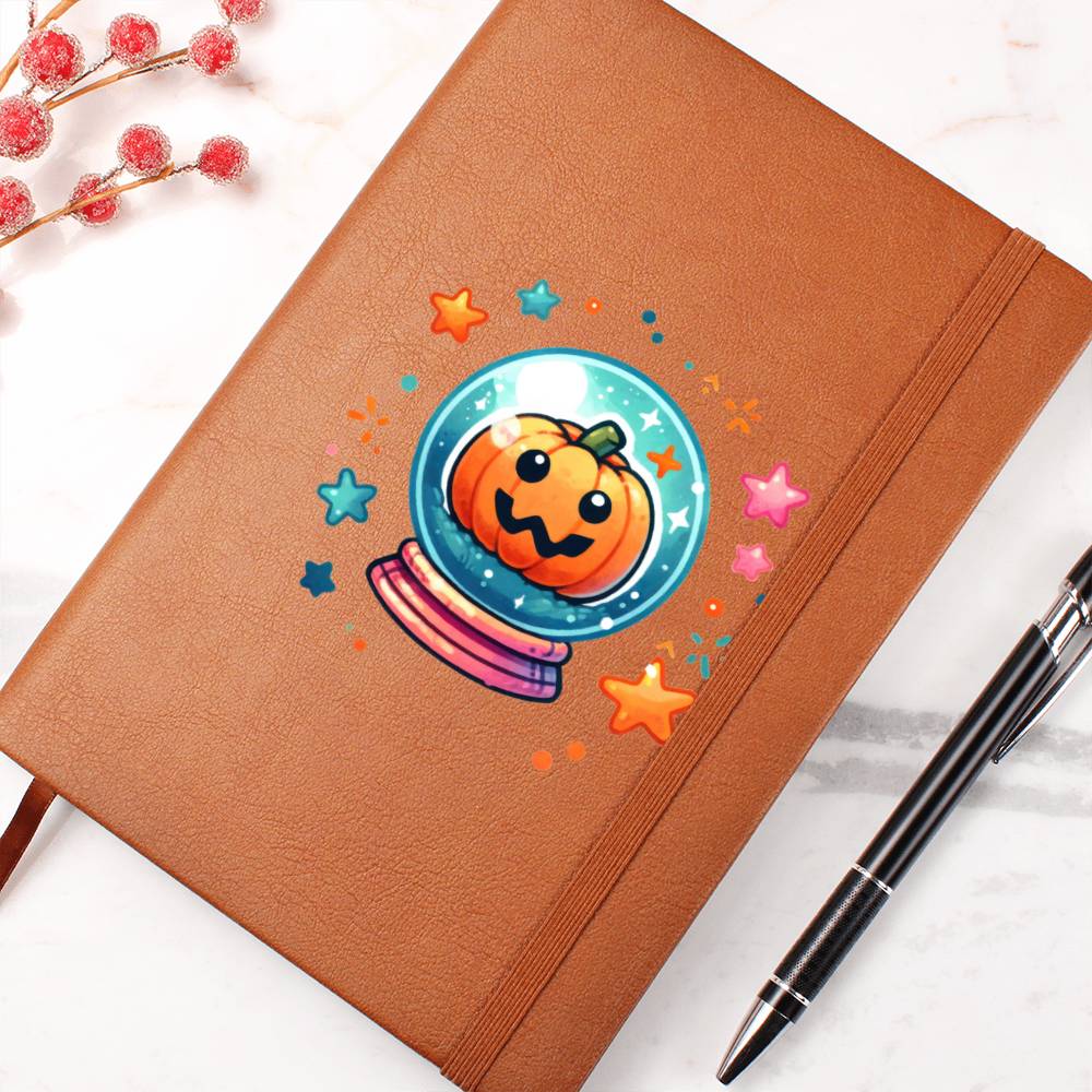 Cute Halloween Sticker 029 - Vegan Leather Journal
