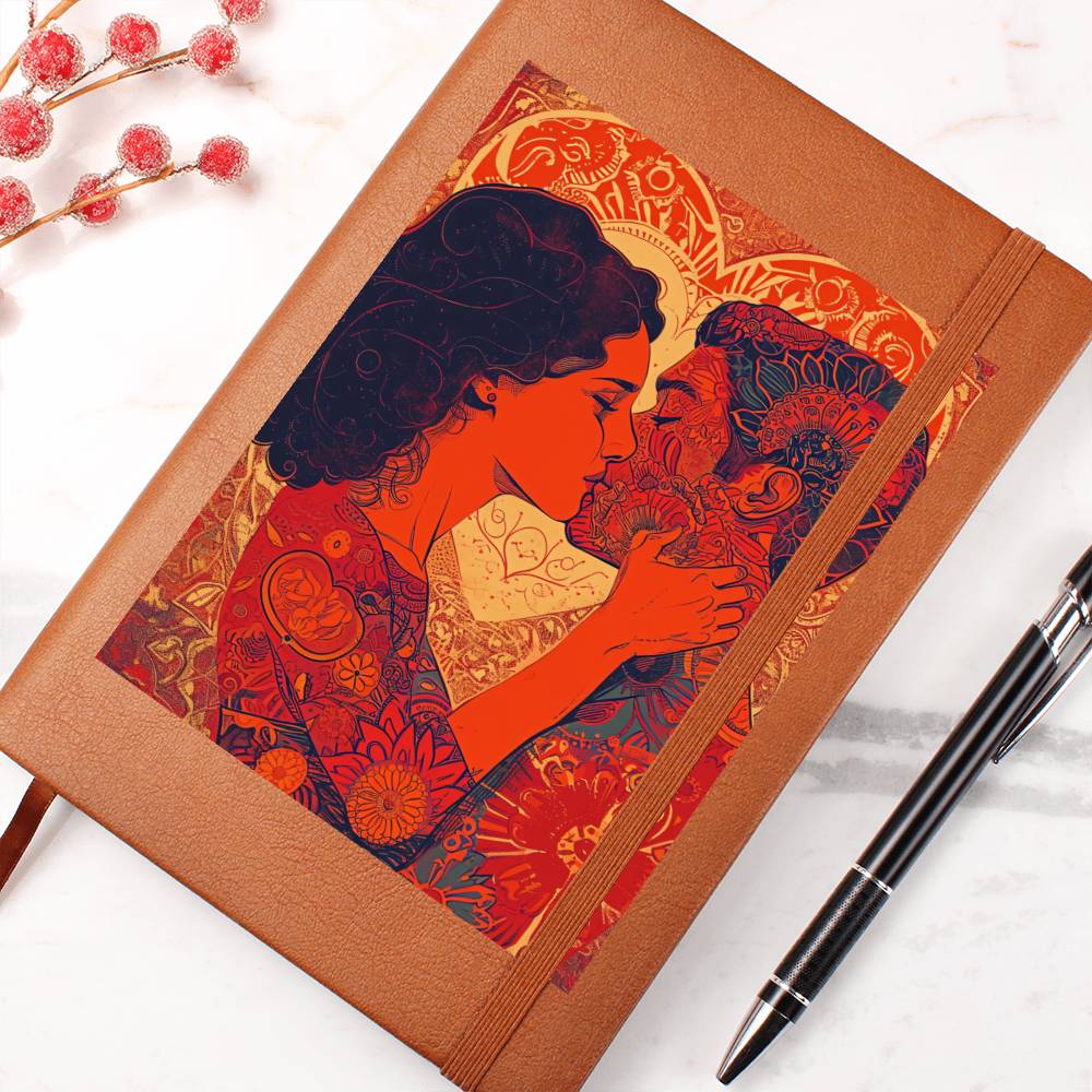 Valentine's Day Art 093 - Vegan Leather Journal