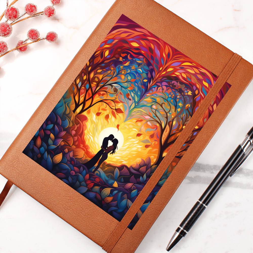 Valentine's Day Art 206 - Vegan Leather Journal
