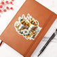 Luxury Wedding Decor Sticker 018 - Vegan Leather Journal