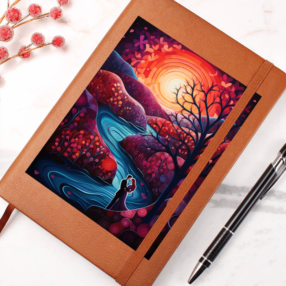 Valentine's Day Art 316 - Vegan Leather Journal