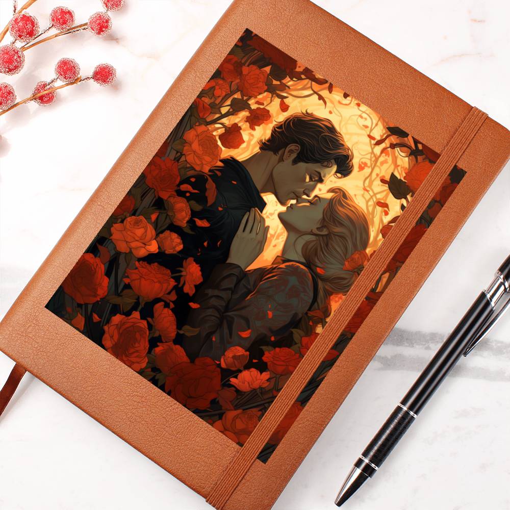 Valentine's Day Art 239 - Vegan Leather Journal