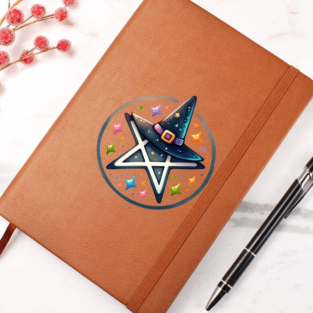 Cute Halloween Sticker 089 - Vegan Leather Journal