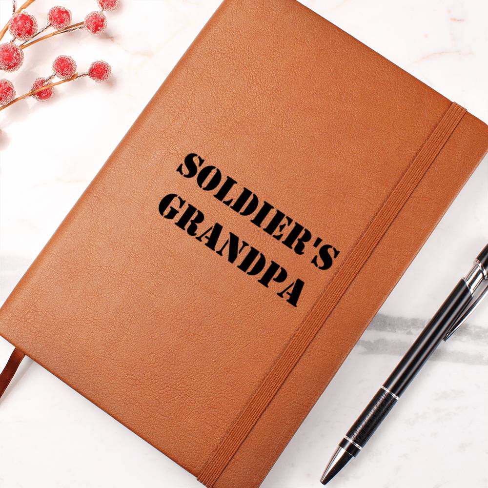 Soldier's Grandpa - Vegan Leather Journal