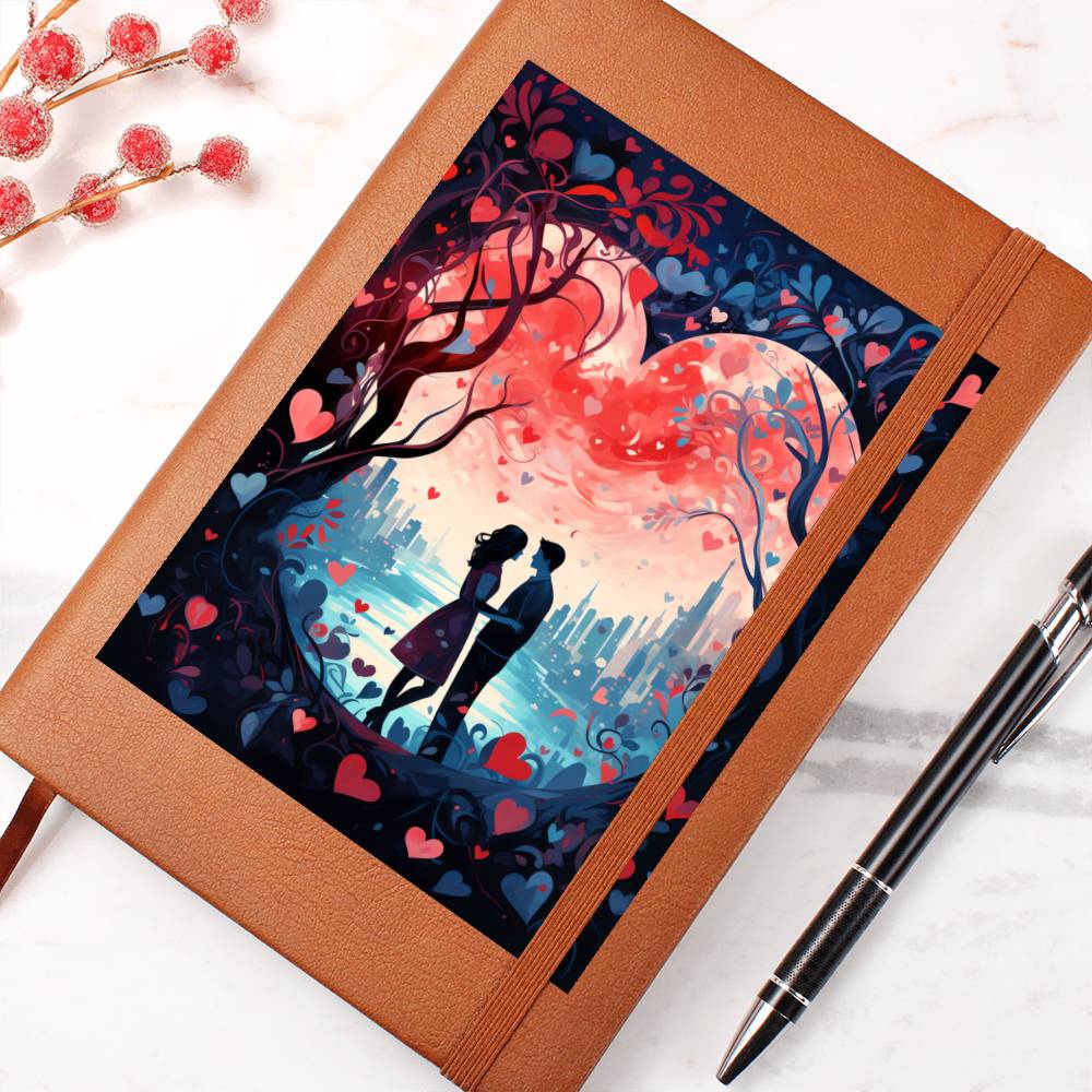 Valentine's Day Art 108 - Vegan Leather Journal