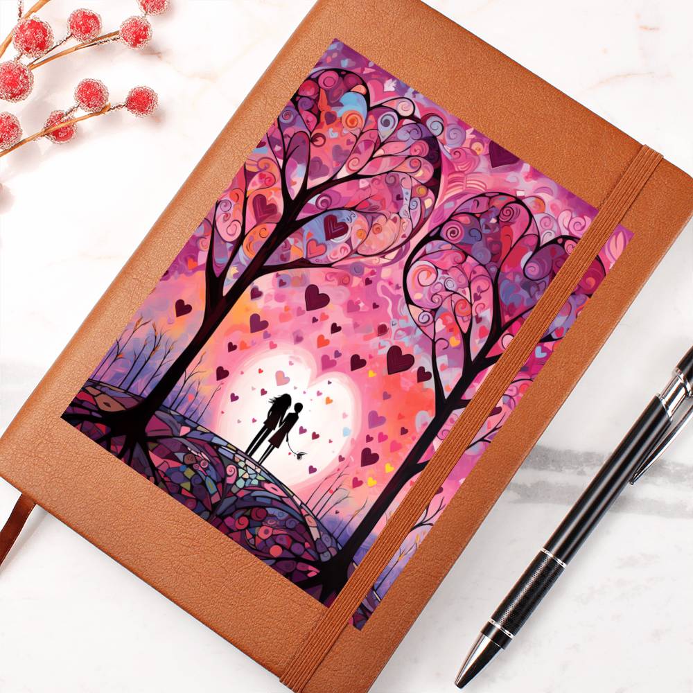 Valentine's Day Art 441 - Vegan Leather Journal