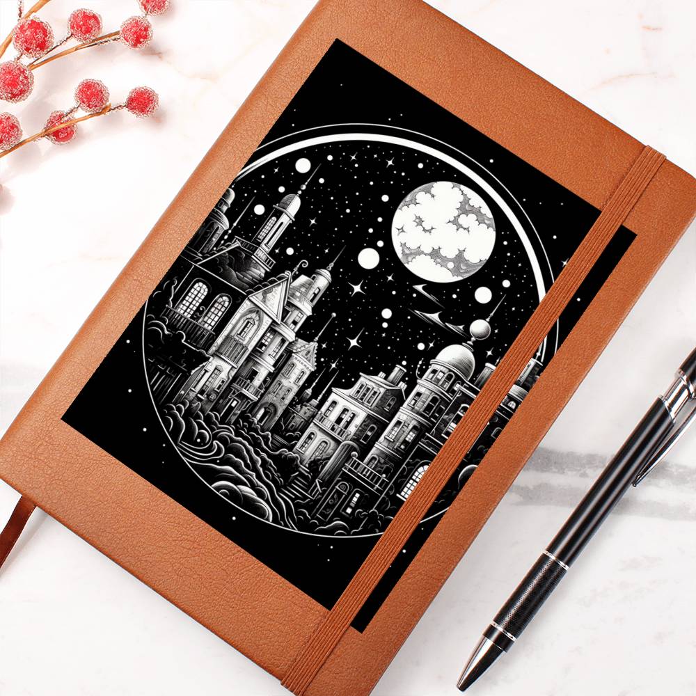 Minimalist BOHO Art 079 - Vegan Leather Journal