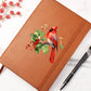 Christmas Cardinal 003 - Vegan Leather Journal