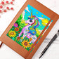 Cute Unicorn 027 - Vegan Leather Journal