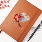 Christmas Cardinal 006 - Vegan Leather Journal