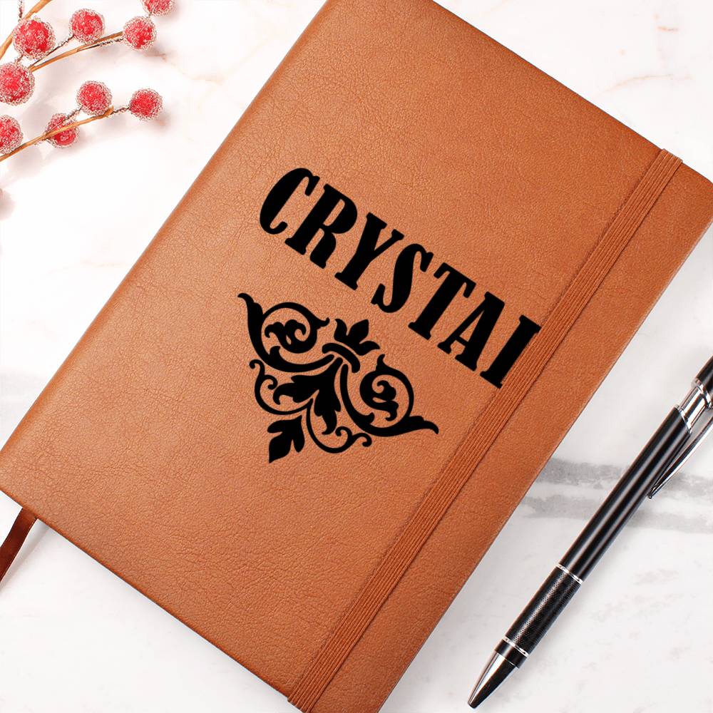 Crystal v01 - Vegan Leather Journal
