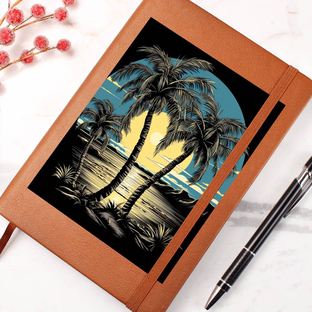Minimalist BOHO Art 002 - Vegan Leather Journal