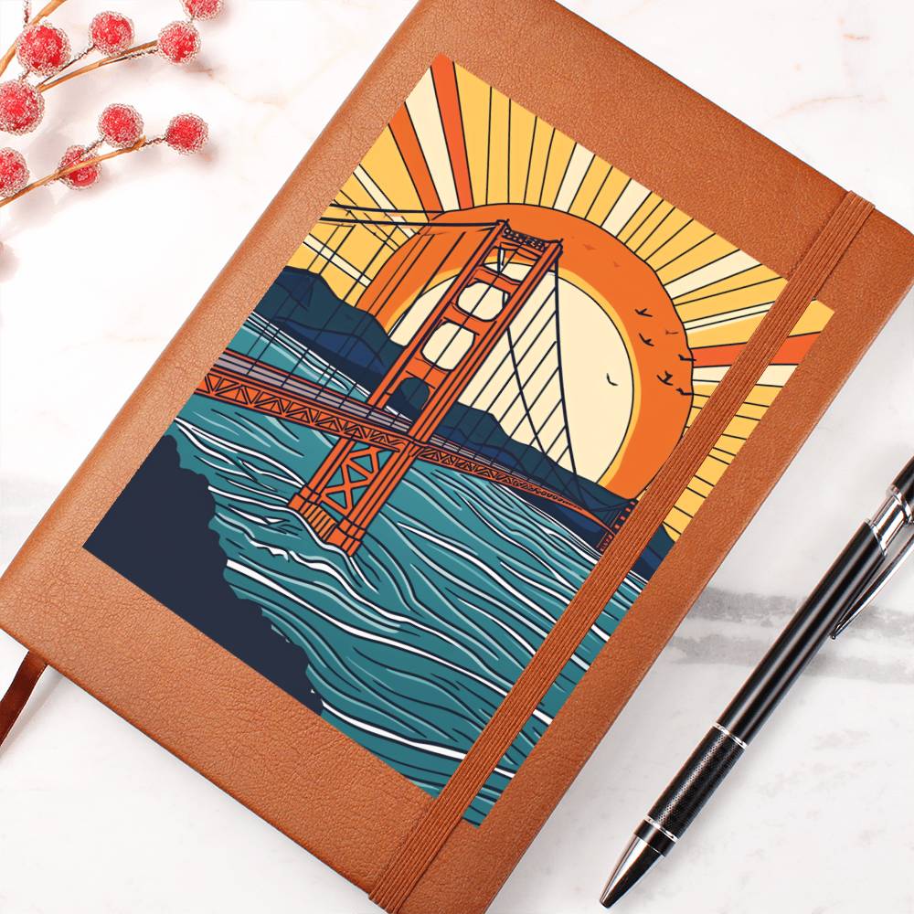 Minimalist BOHO Art 081 - Vegan Leather Journal