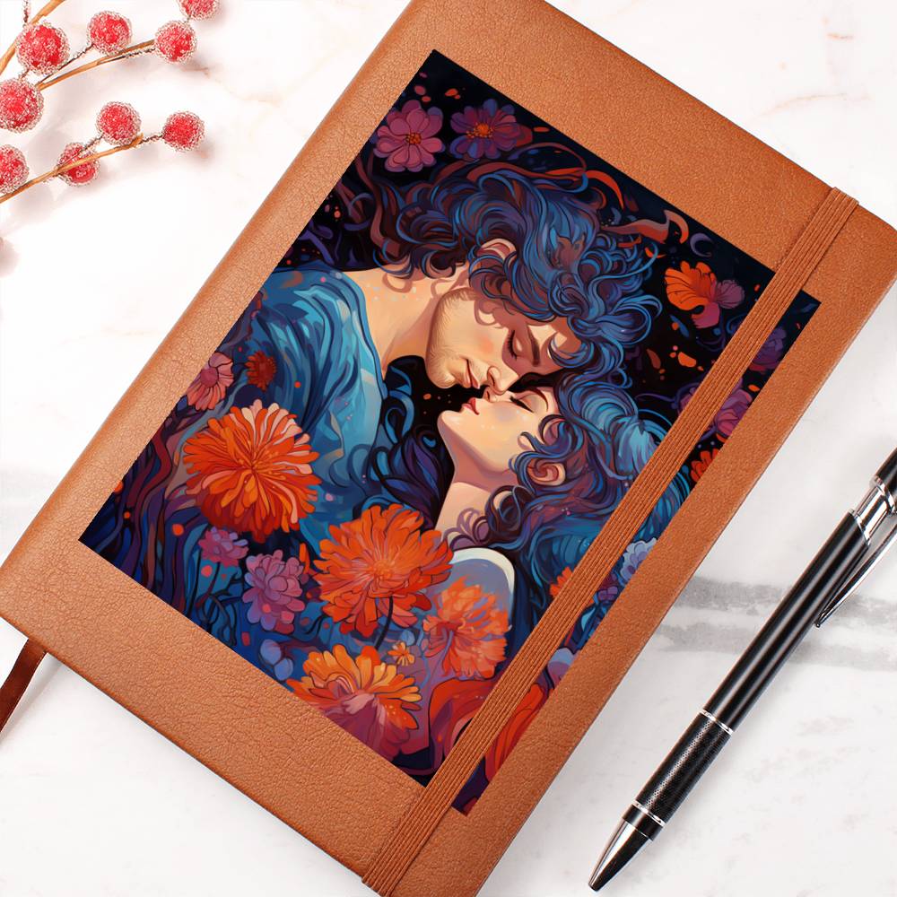 Valentine's Day Art 482 - Vegan Leather Journal