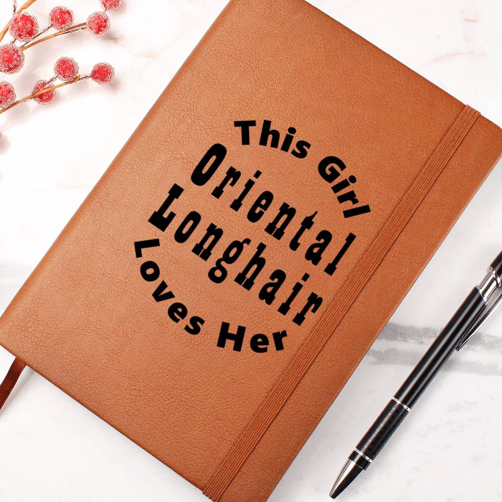 Oriental Longhair v2 - Vegan Leather Journal