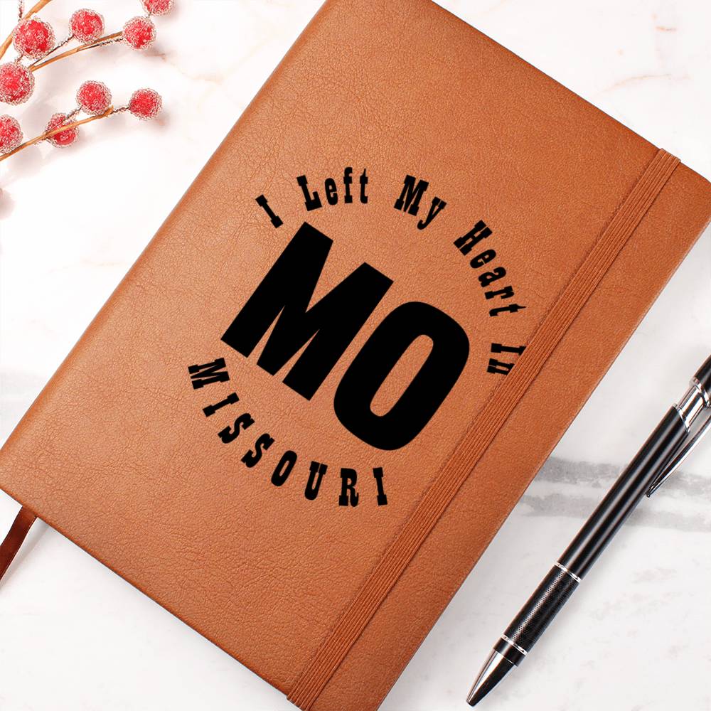Heart In Missouri v01 - Vegan Leather Journal
