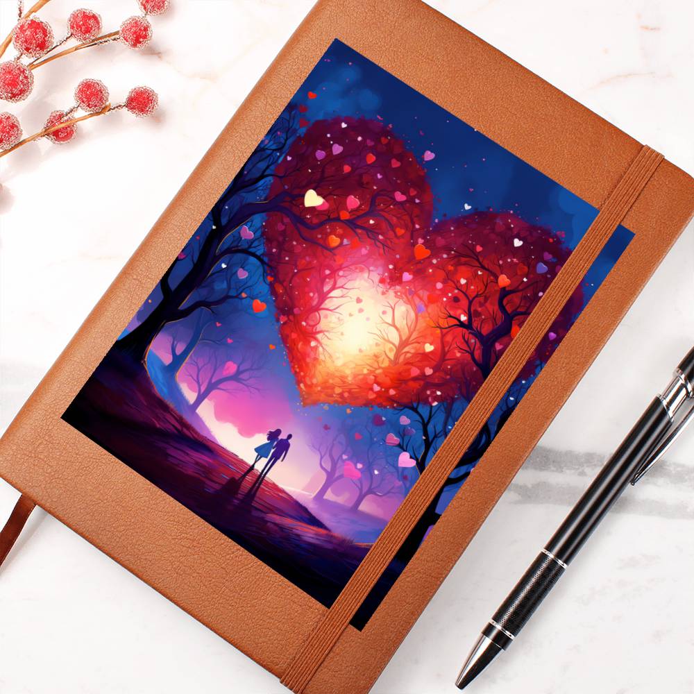 Valentine's Day Art 241 - Vegan Leather Journal