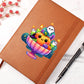 Cute Halloween Sticker 105 - Vegan Leather Journal
