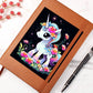 Cute Unicorn 001 - Vegan Leather Journal