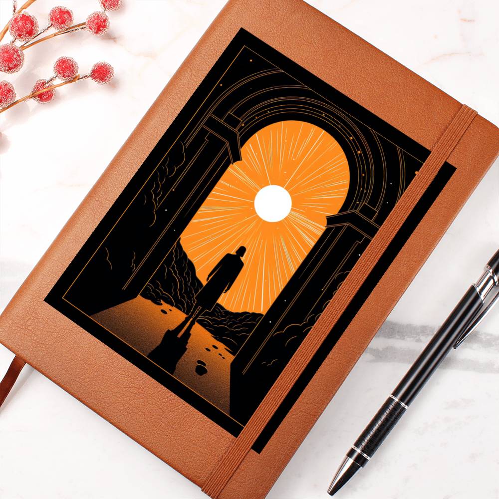 Minimalist BOHO Art 065 - Vegan Leather Journal