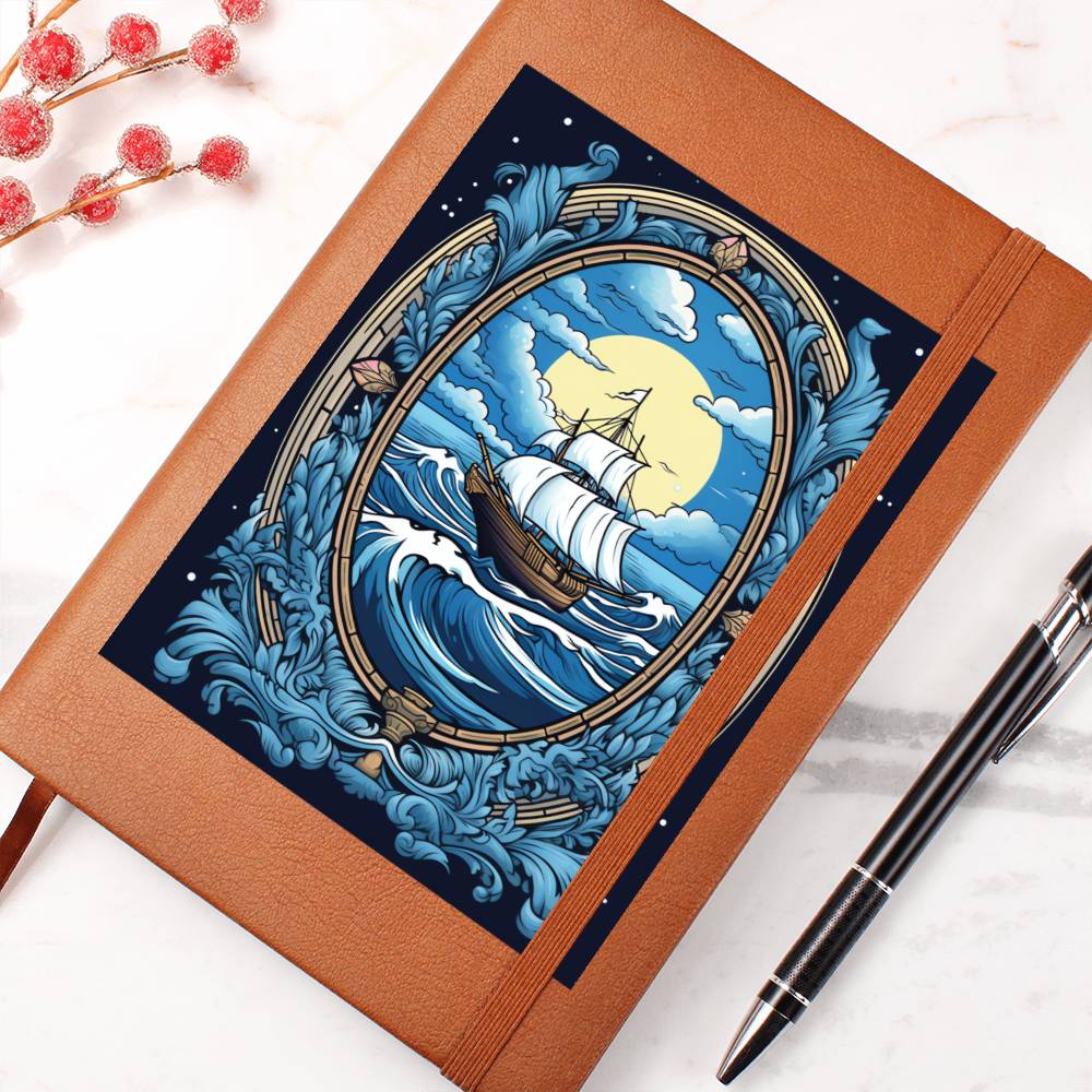 Minimalist BOHO Art 146 - Vegan Leather Journal