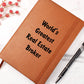 World's Greatest Real Estate Broker v1 - Vegan Leather Journal