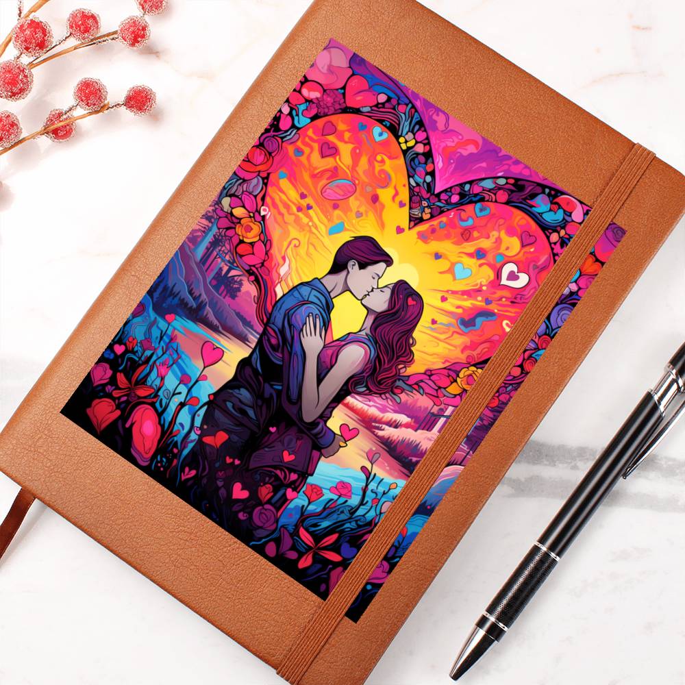 Valentine's Day Art 105 - Vegan Leather Journal