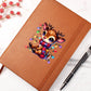Cute Christmas Reindeer 022 - Vegan Leather Journal