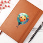 Cute Halloween Sticker 107 - Vegan Leather Journal