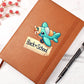 Cute Back to School Sticker 009 - Vegan Leather Journal