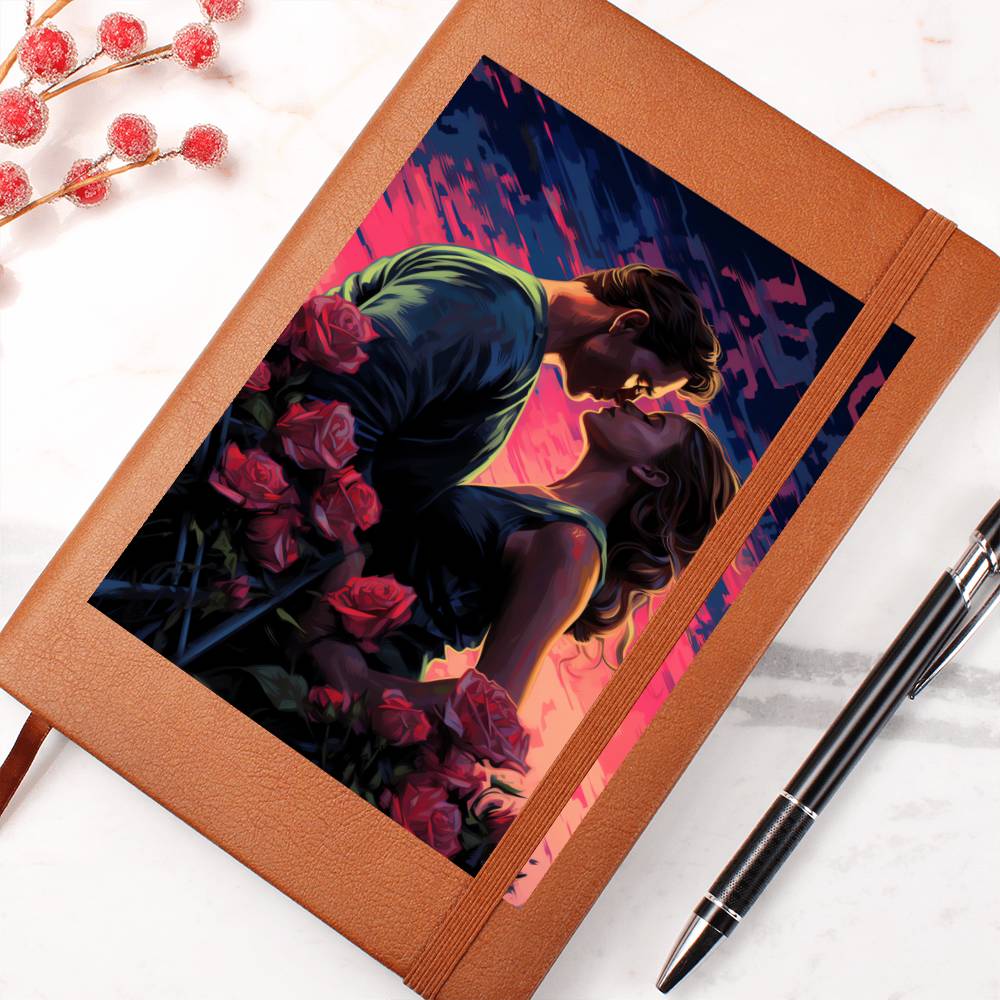 Valentine's Day Art 123 - Vegan Leather Journal