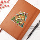 Christmas Gingerbread House 004 - Vegan Leather Journal