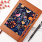 Birds And Floral Design 123 - Vegan Leather Journal