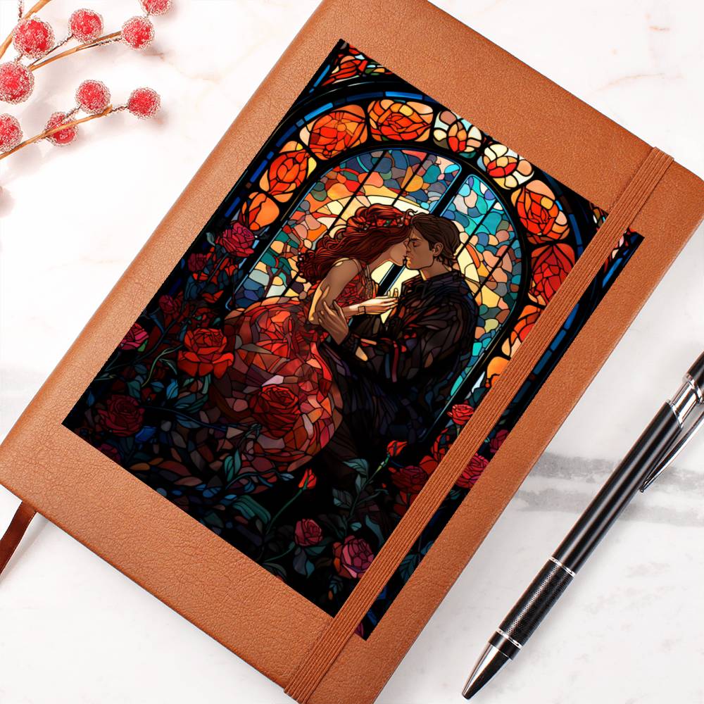 Valentine's Day Art 298 - Vegan Leather Journal