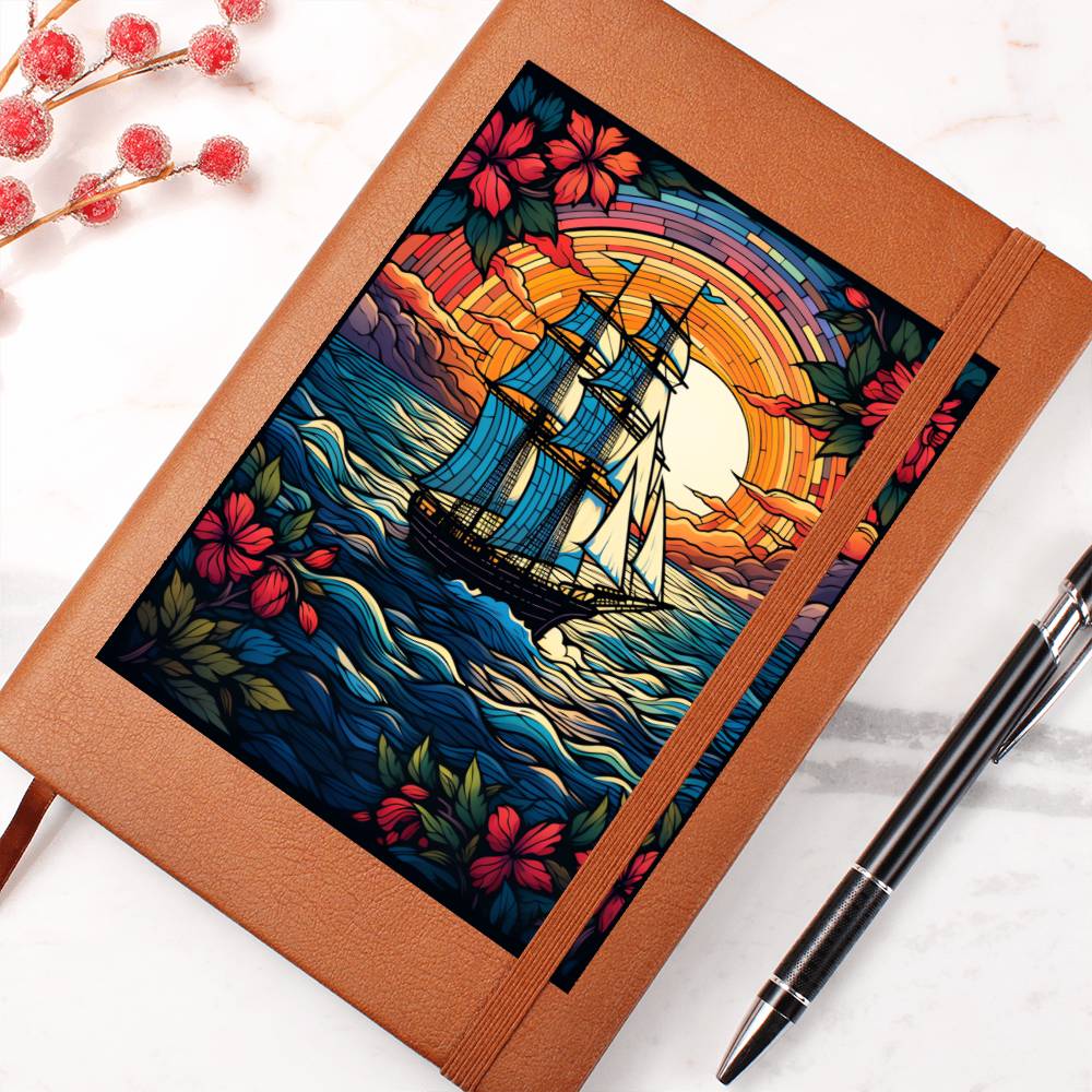 Minimalist BOHO Art 113 - Vegan Leather Journal