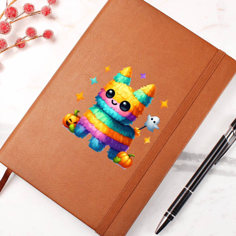 Cute Halloween Sticker 106 - Vegan Leather Journal
