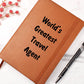 World's Greatest Travel Agent v1 - Vegan Leather Journal