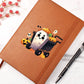 Cute Halloween Sticker 035 - Vegan Leather Journal