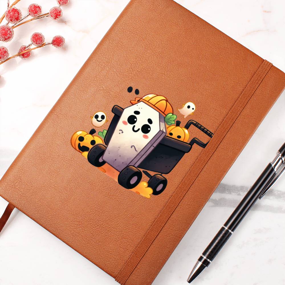 Cute Halloween Sticker 035 - Vegan Leather Journal