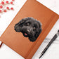 Puli Peeking - Vegan Leather Journal