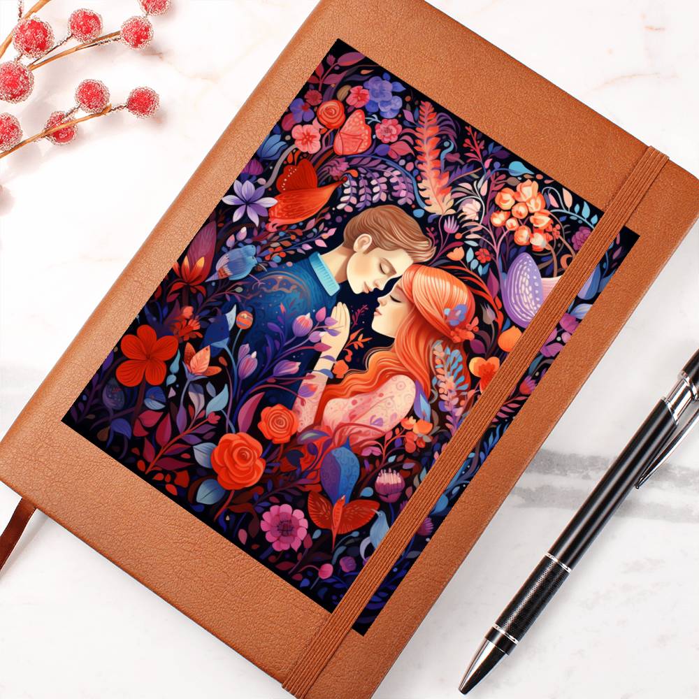 Valentine's Day Art 217 - Vegan Leather Journal