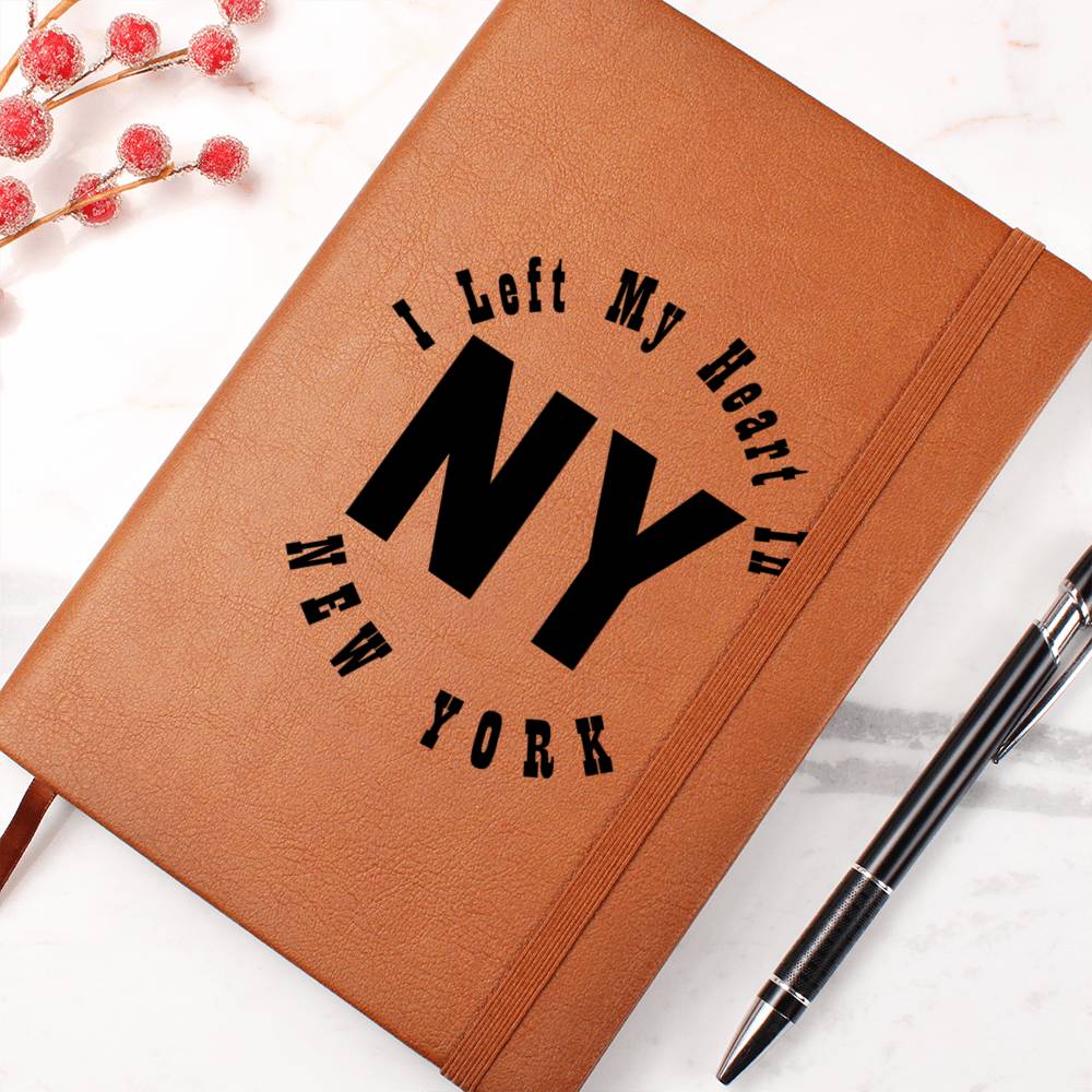 Heart In New York v01 - Vegan Leather Journal