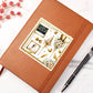 Luxury Wedding Decor Sticker 039 - Vegan Leather Journal
