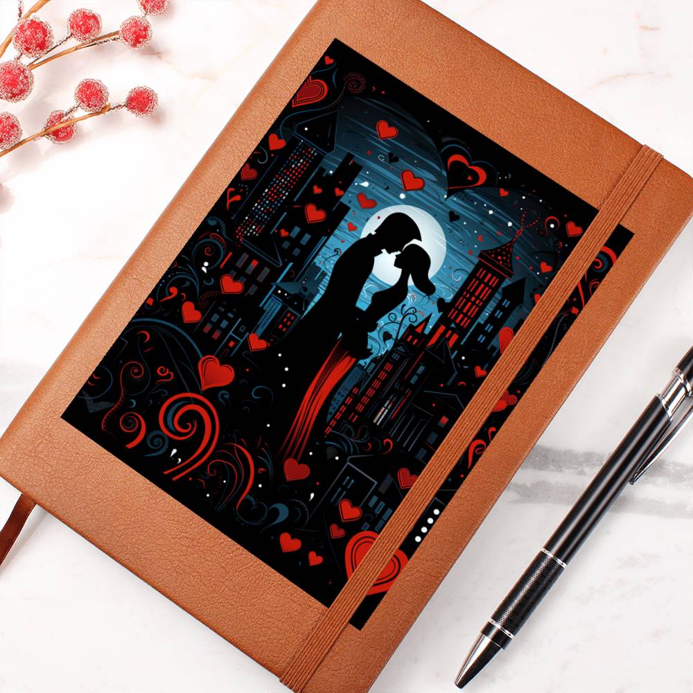 Valentine's Day Art 445 - Vegan Leather Journal