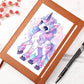 Cute Unicorn 044 - Vegan Leather Journal