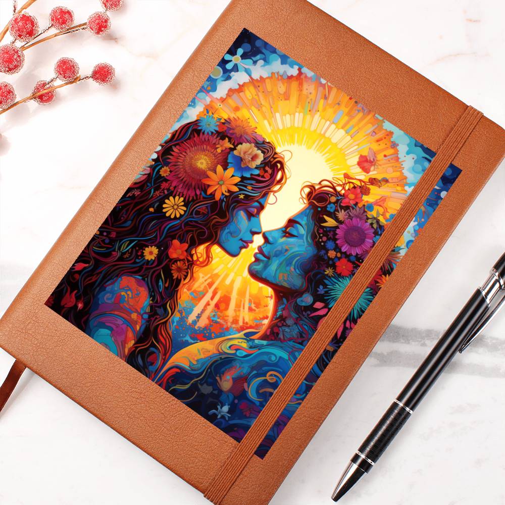 Valentine's Day Art 016 - Vegan Leather Journal