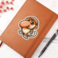 Cute Proboscis Monkey sticker 132 - Vegan Leather Journal