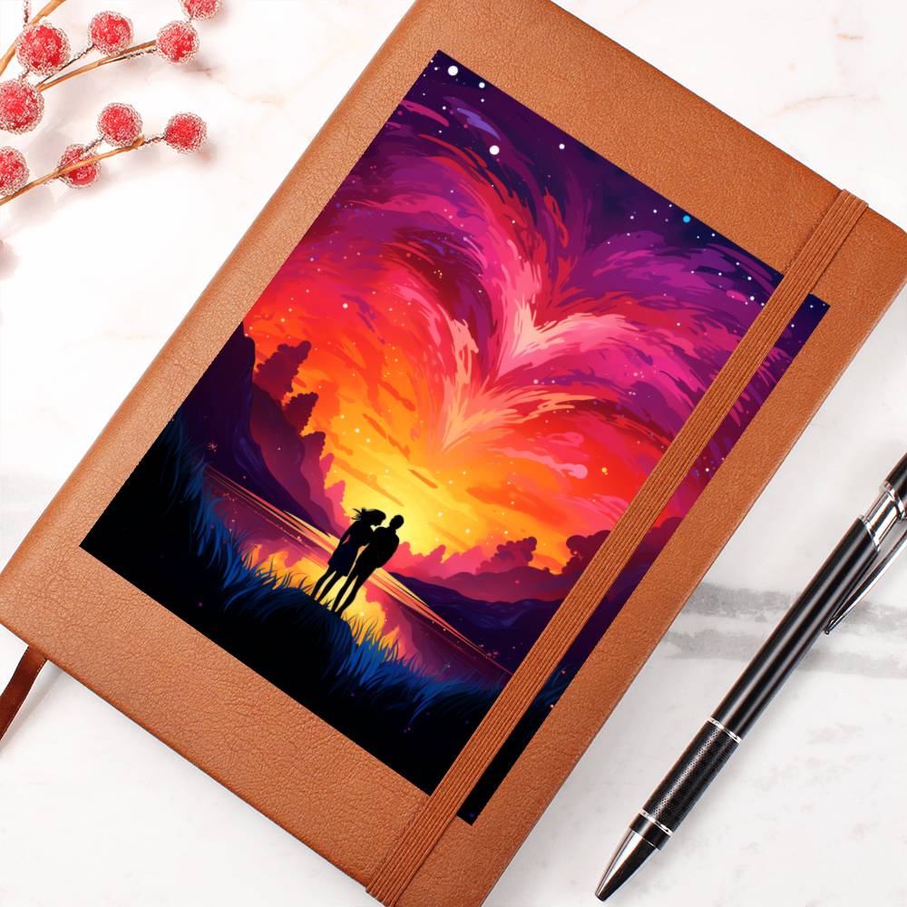 Valentine's Day Art 066 - Vegan Leather Journal
