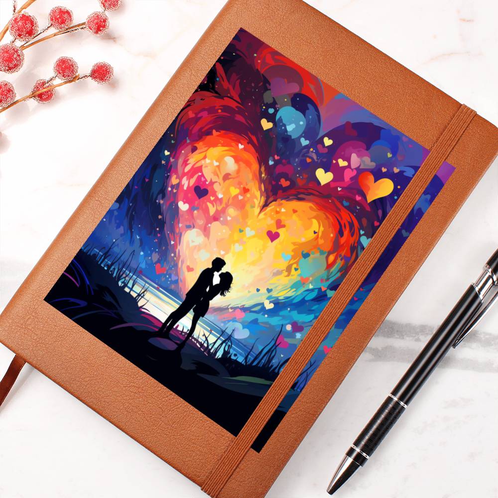 Valentine's Day Art 102 - Vegan Leather Journal