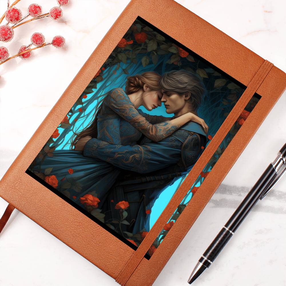 Valentine's Day Art 117 - Vegan Leather Journal